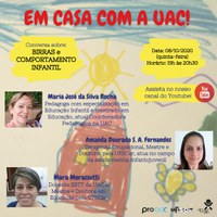 EM CASA COM A UAC - LIVE YOUTUBE - BIRRAS E COMPORTAMENTO INFANTIL 08/10/2020 - 19:00h